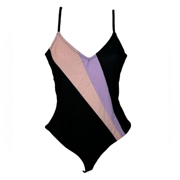 NWT Lovers + Friends Color Block Thong Bodysuitt - Picture 2 of 8